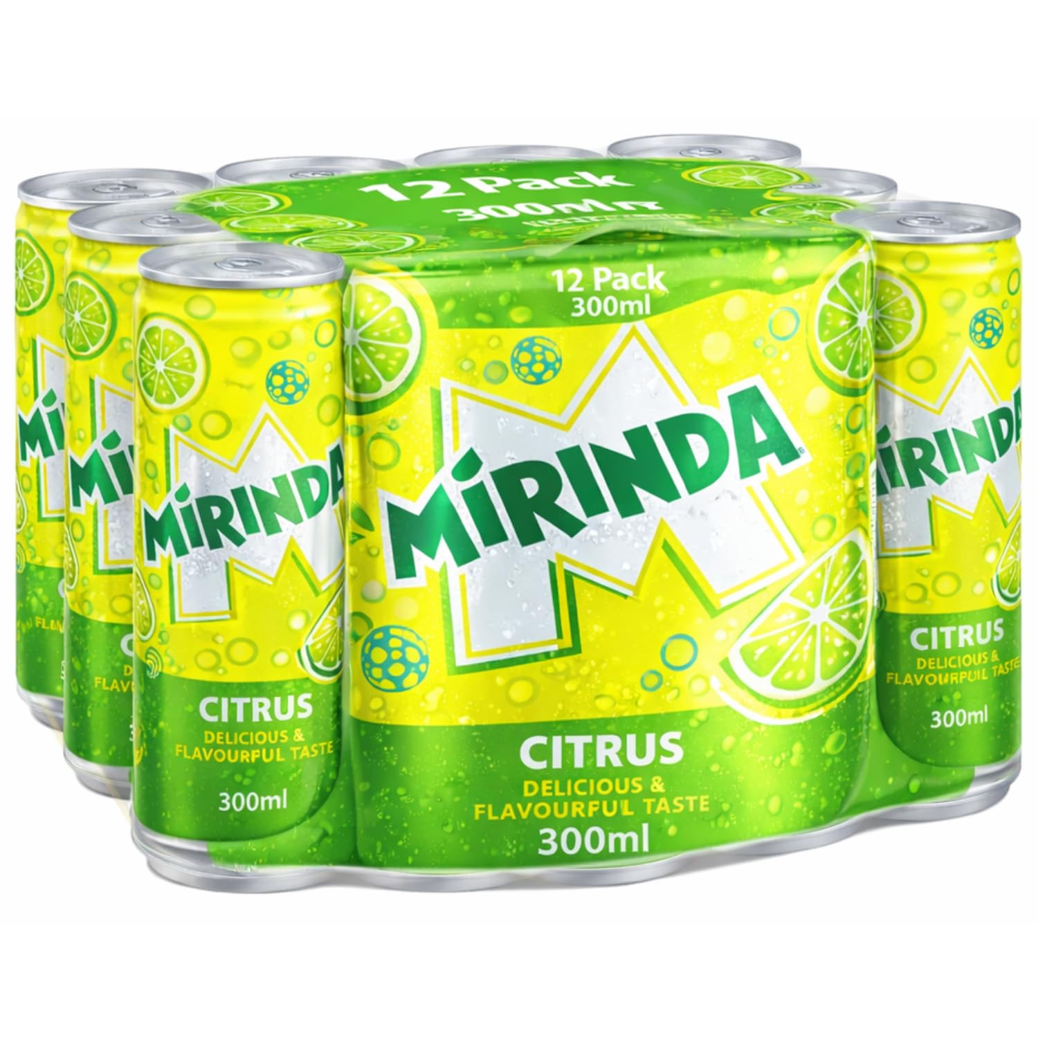Mirinda Citrus Carbonated Soft Drink (Pack of 12) 300ml Can By COUGAR, Refreshing Fizzy Citrus Soda, Delicious & Flavourful Sparkling Beverage, Sweet & Tangy Taste, Ready to Serve Chilled, Single Serve Can for Parties & Everyday Refreshment - (Imported-UAE)-image-47