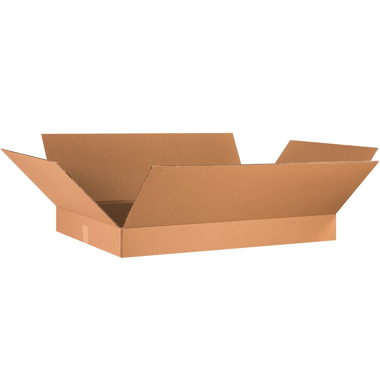 BOX USA 36x24x4 Flat Corrugated Boxes, Flat, 36L x 24W x 4H, Pack of 10 | Shipping, Packaging, Moving, Storage Box for Home or Business, Strong Wholesale Bulk Boxes