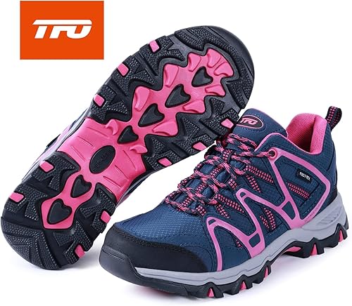 Miniatura 10 de TFO - Tenis deportivas para senderismo al aire libre transpirables antideslizantes ligeras para mujer