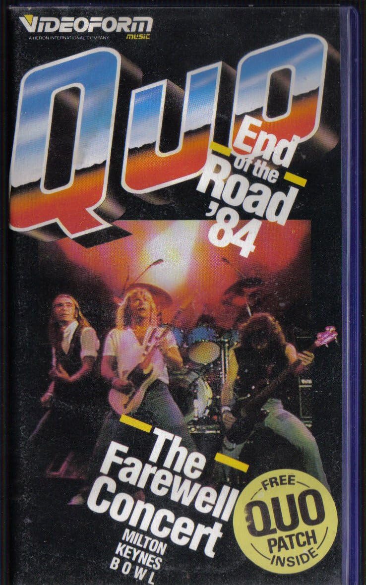 Status Quo End Of The Road 84 Vhs Amazon Co Uk Dvd Blu Ray