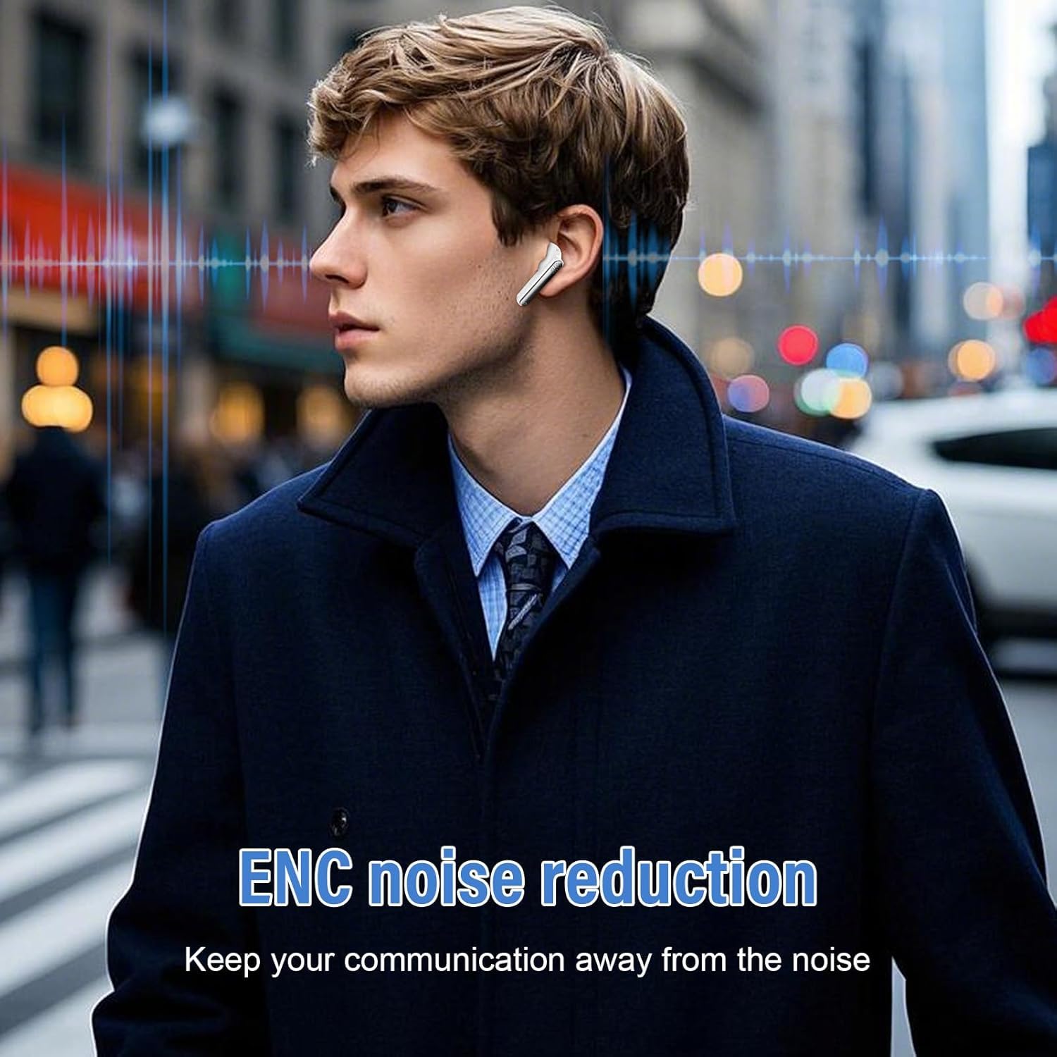 AI Language Translator Earbuds with Audio and Video Calls, 3-in-1 Bluetooth 5.4 Translation Earbuds with 164 Real Time Languages/6 Translation Modes, 48H AI Headphones with APP for Business White - Image 4