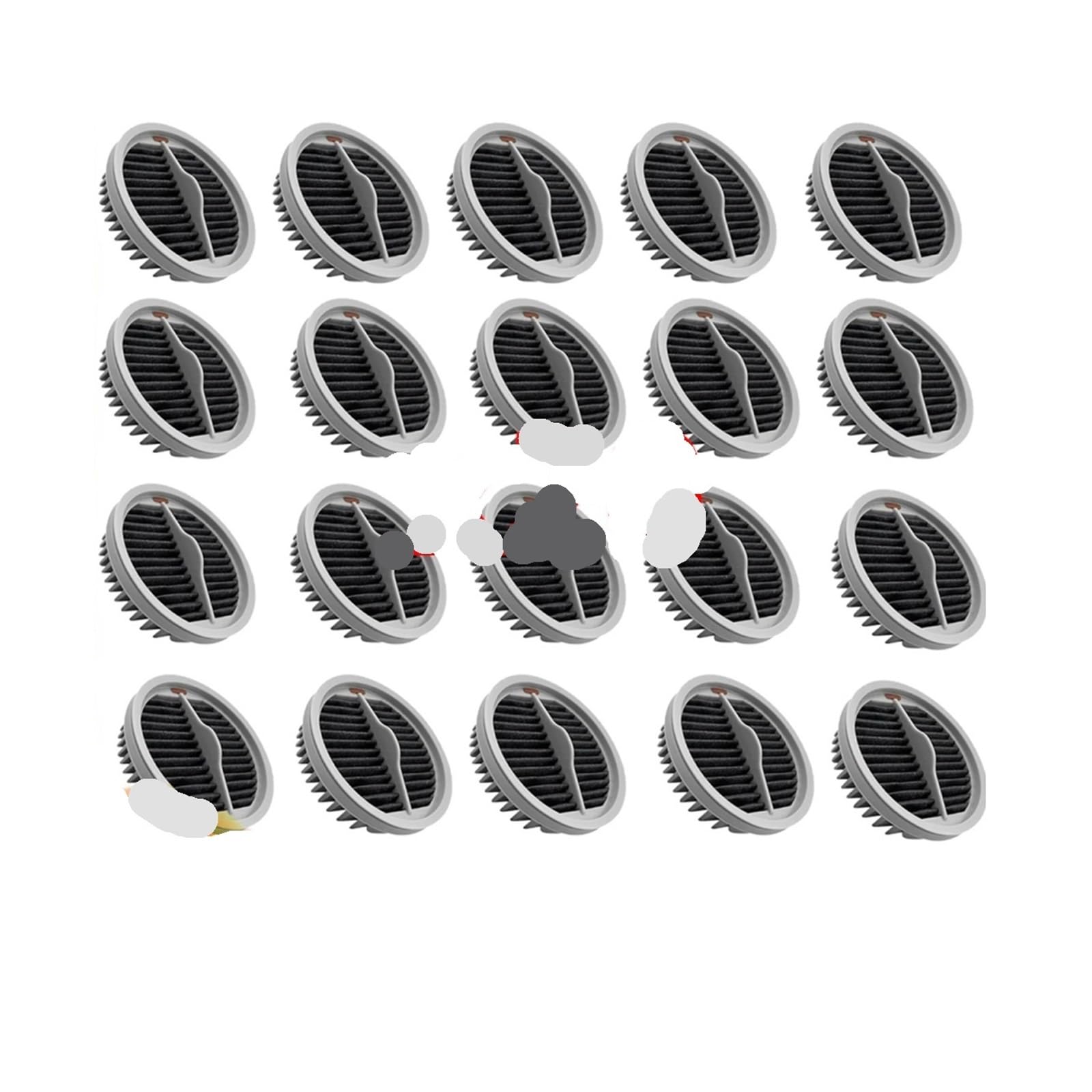 Piezas de filtro Hepa for aspiradora S2, compatibles con Xiaomi, compatibles con Roidmi, F8 Pro F8E F8S S1 Special S1E XCQ08RM Storm Pro NEX X20 X30 inalámbrico(SET5)