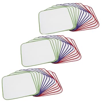OsoCozy Bleached Flannel Cloth Baby Wipes - Reusable & Washable Saves Money - 100% Cotton - Soft and Durable - Colorful Stitching - 8 x 8 inches - Three 15 Packs