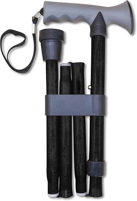 Life Healthcaree Walking Stick Gel Handled, Black