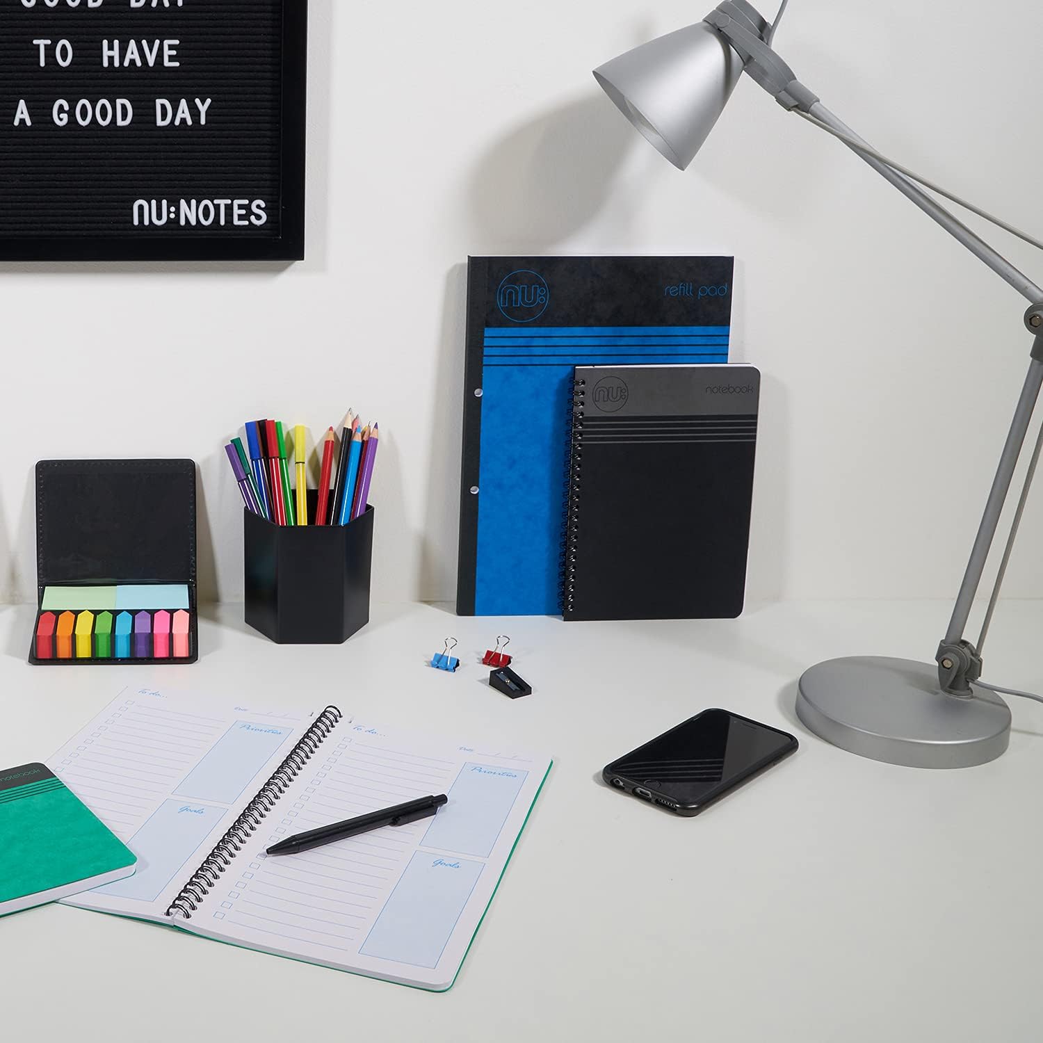 NU Notebooks - Craze Cloud Range - Refill Pad - A4 Blue Notebook - Stationery Notebooks - Ruled Notepad - 110 Pages