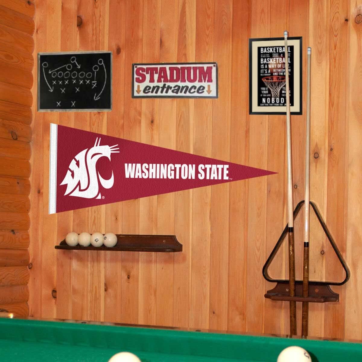 Washington State Cougars Crimson Pennant - Image 2