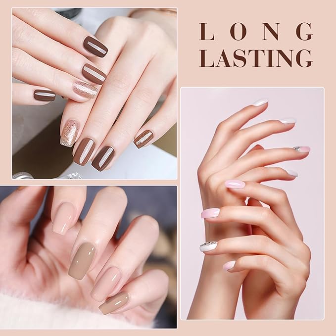 Kit de Esmalte en Gel CANNI - 6 Colores Nude Rosa 9ml miniatura 3