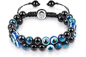 Triple Protection Black Obsidian Anklet for Women