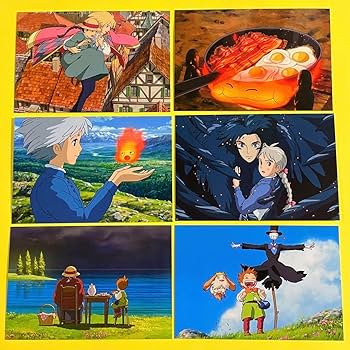 希少 スタジオジブリ レイアウト展 ハウルの動く城 アートフレーム　フィルム付き 希少 スタジオジブリ レイアウト展 ハウルの動く城 アート