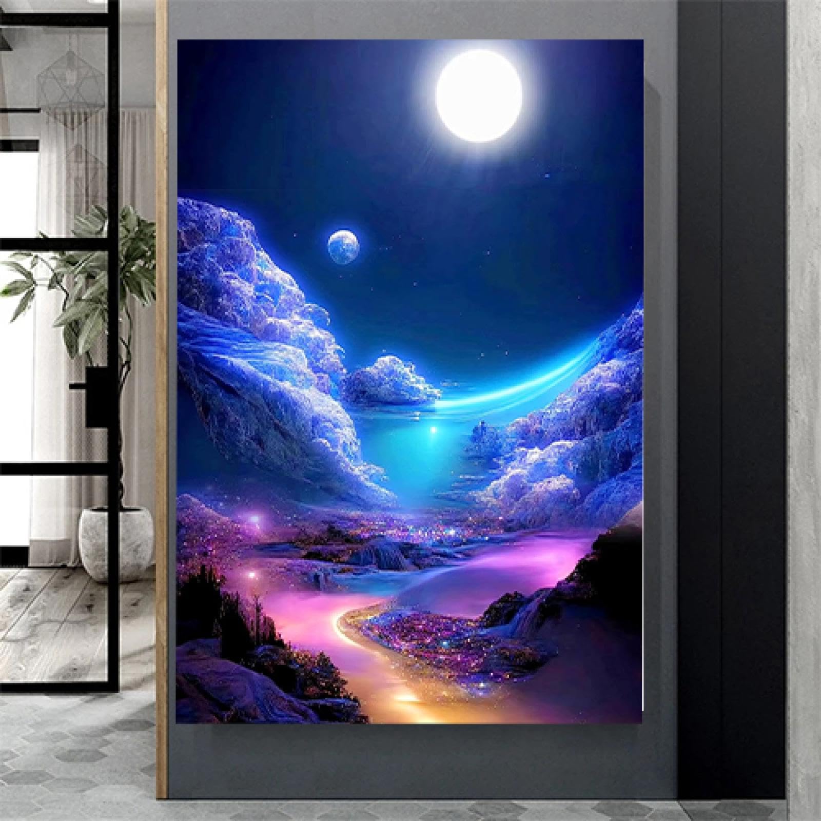 Magic Moon Night, Gift for Friends and Family, Wooden 500 Piece