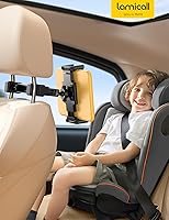 Vista 7 de Lamicall Car Headrest Tablet Holder - [Lockable] [Thick Case Friendly] [Foldable Clip] Car Backseat Tablet Mount, Gifts Car Accessories for Kids