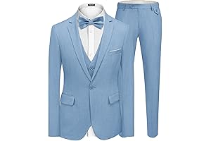 Men's 3 Pieces Teal Tuxedo Suit