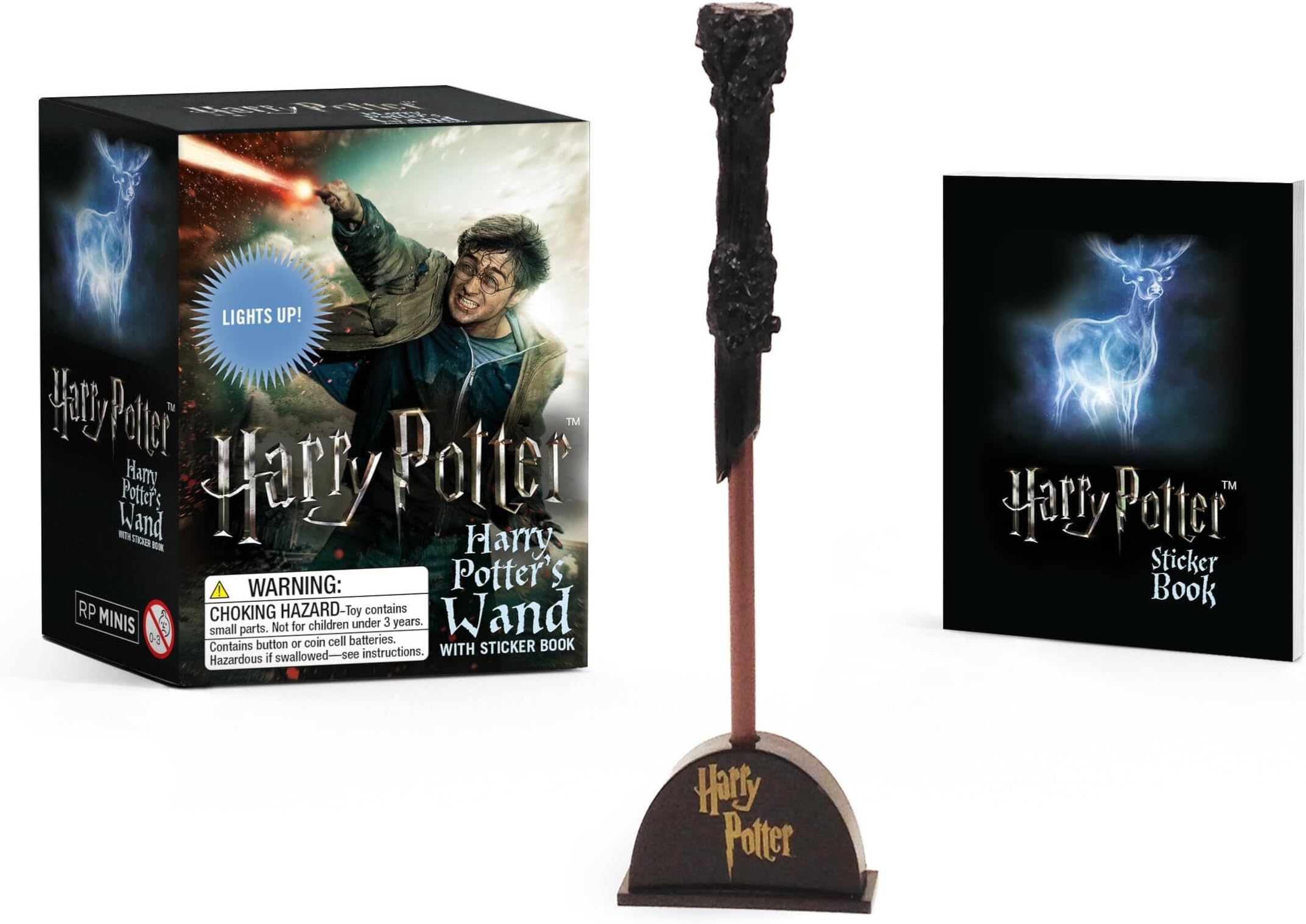 HARRY POTTER WIZARD’S WAND WITH STICKER BOOK