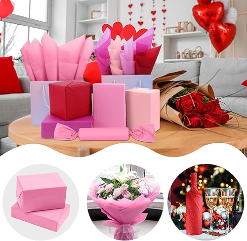 Miniatura 10 de Papel de seda azul claro, 80 hojas de papel de seda azul claro para envolver a granel de 14 x 20 pulgadas, papel de seda azul para bolsa de regalo,