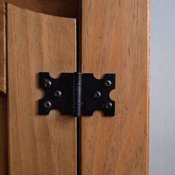 Vida Designs Corona Wardrobe, 1 Door, Solid Pine Wood, Solid Pine Wood,Waxed Bedroom Wooden Storage Mexican Furniture
