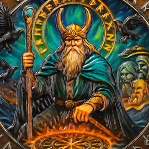 Miniatura 5 de AtSKnSK Moneda vikinga (magia de Odín)