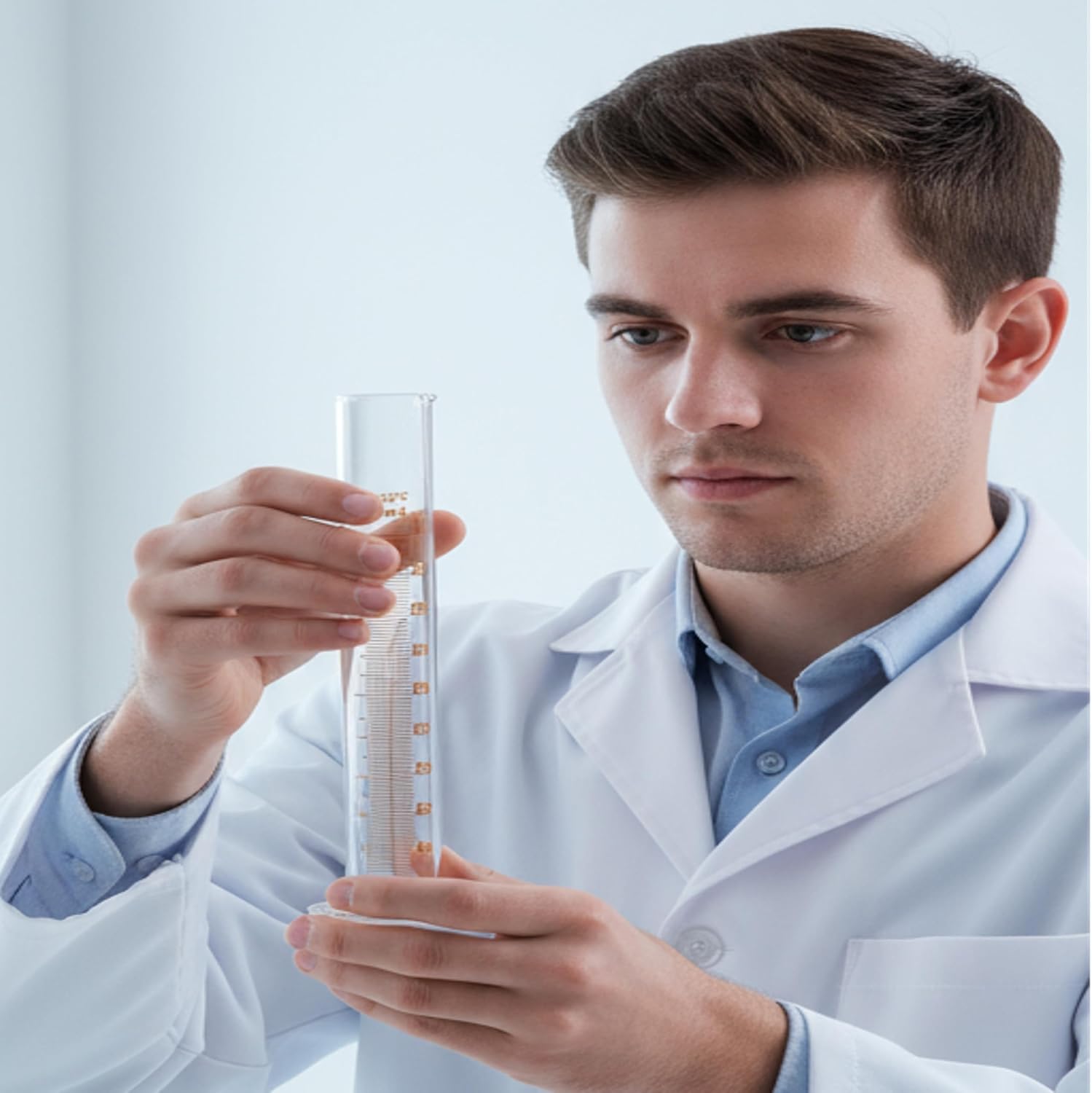High-grade graduated,cylindrical 100 ml±1 ml,high borosilicate graduated cylindrical glass,is commonly used in laboratories(2pcs) (2)