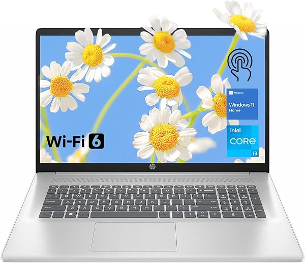 HP 17.3 Touchscreen Laptop for Home, Students, Lifetime Office 365 for The Web, Intel i3 CPU, 32GB RAM, 1TB PCIe + 128GB