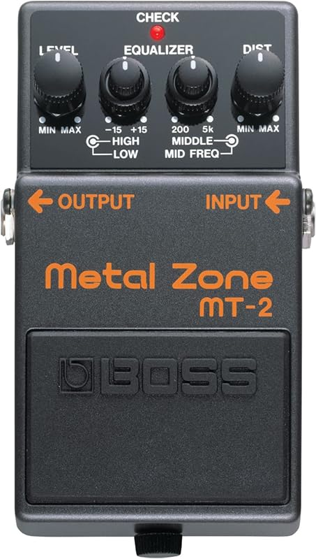 Boss MT-2 Pedal de guitarra con distorsión de zona metálica