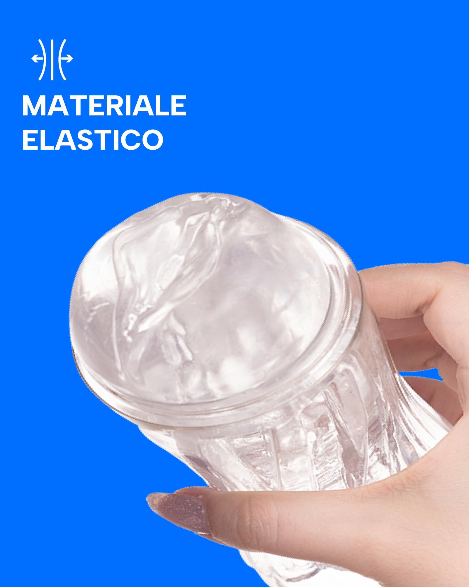 MySecretCase Masturbatore Uomo Vaginee per Uomo Masturbatore per Pene Realistico Vagina Finta Vagina Silicone Sexytoys Uomo Pocket Pussy 17 cm x Ø 3 cm (estendibile) in Elastomero