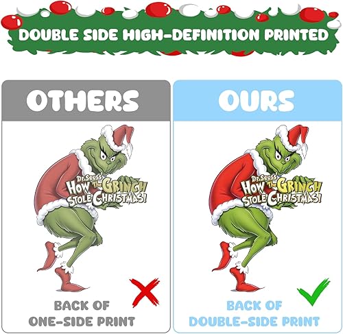 Miniatura 5 de Humdax Adhesivos de Navidad para ventana, 153 calcomanías de Navidad, reutilizables, autoadhesivas, decoración de ventana de Navidad, 9 hojas de