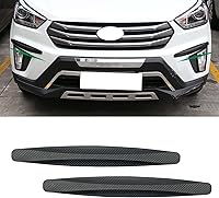 Vista 6 de 2 piezas de tiras protectoras antiarañazos y anticolisión para parachoques de coche, adhesivos universales antidesgaste de 39,99 cm para la Negro
