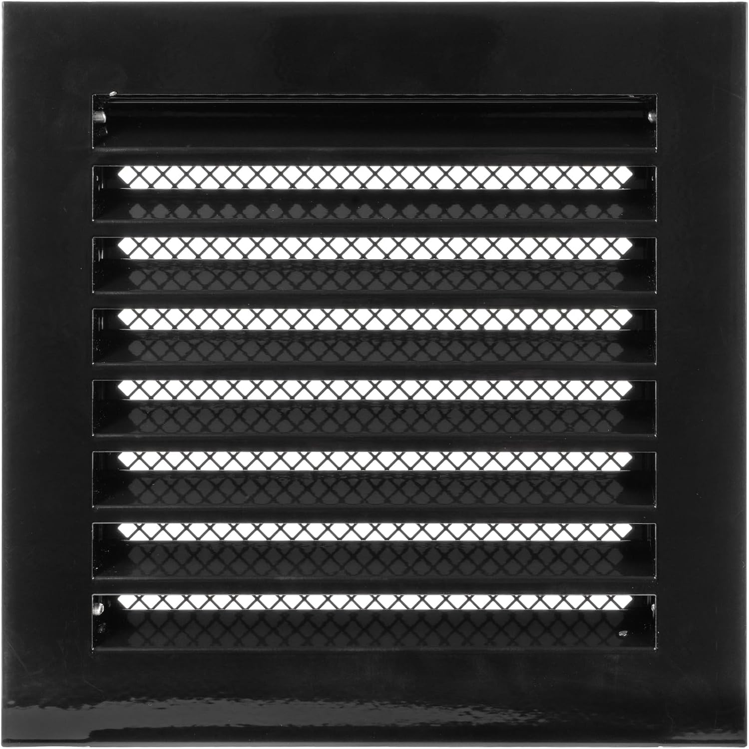 10" Inch Round Aluminum Alloy Ventilation Grille with Metal Mesh (Duct Ø10"/Grille Ø11") HVAC - Heating, Cooling Air Intake Louvered Vent - Exhaust Vent System - Durable Outdoor, Indoor Duct Cover