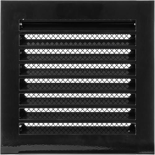 Miniatura 13 de Rejilla de ventilación redonda de aleación de aluminio de 10 pulgadas con malla metálica (conducto de Ø10 pulgadas/rejilla de Ø11 pulgadas) HVAC