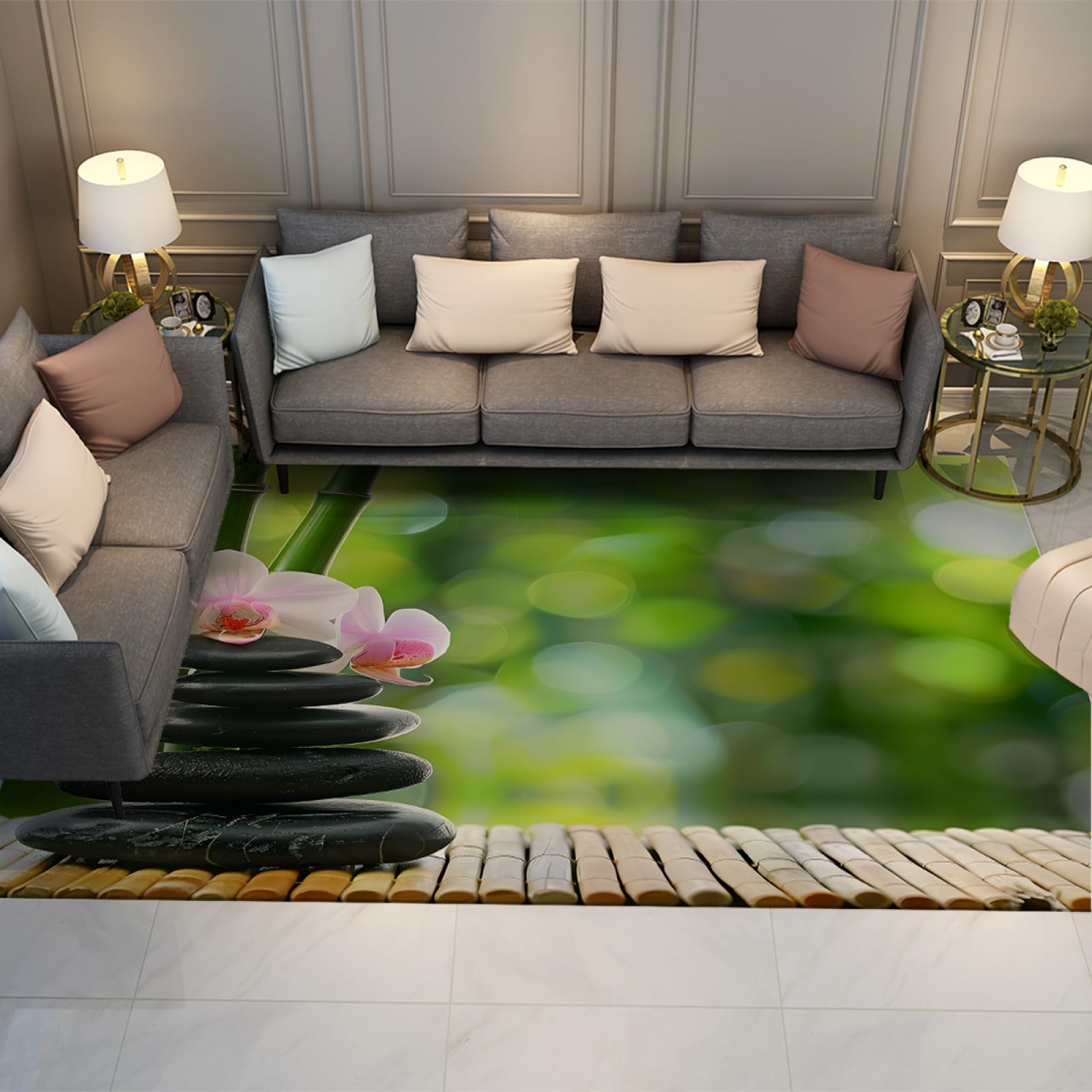 Tapis de sol anti-fatigue pour soulager les articulations salon et thé