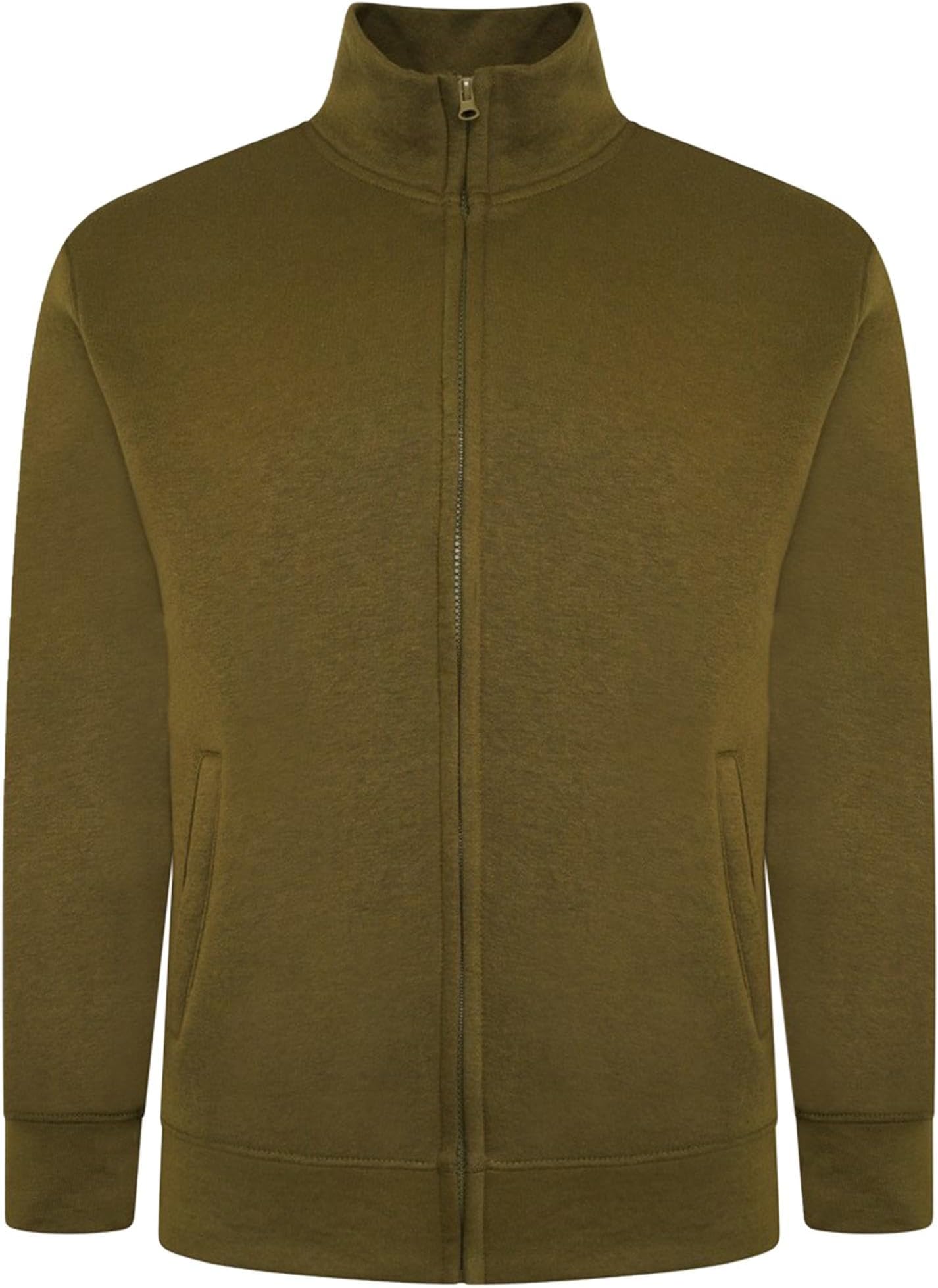 Mens Full Zip Sweatshirt Plus Size Cardigans Long Sleeve Sweater for Big and Tall Men, Size- 2XL to 8 XL