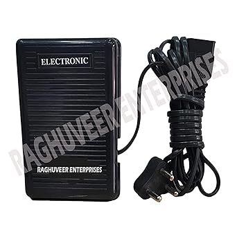 USHA JANOME Foot Controller for USHA JANOME Automatic Sewing Machine. (USHA Type) Electronics, Black