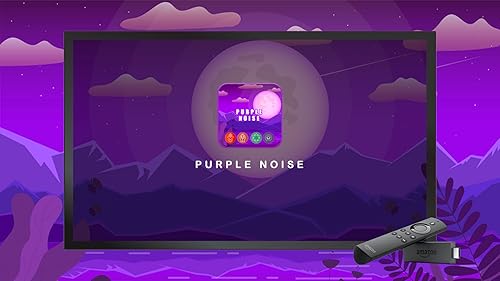 Purple Noise Dreamscape: vídeos relaxantes e áudio calmante para sono, meditação e alívio do estress