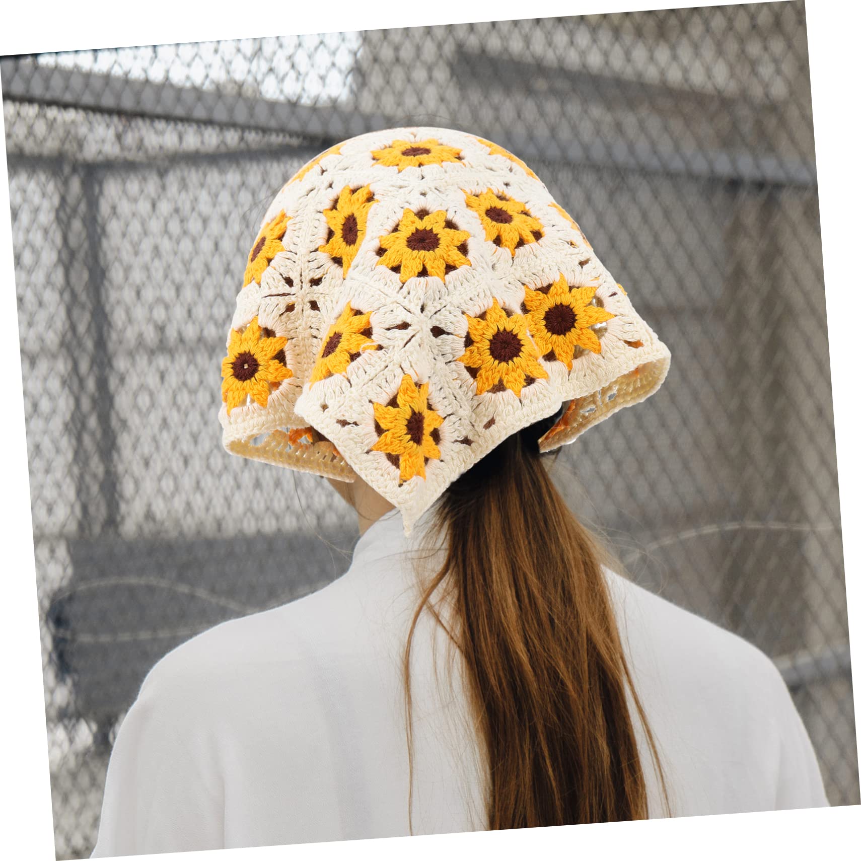 Beavorty 4 Pz per ago per all'uncinetto pañuelos para mujer uncinetti turbante per donna fasce per bandana da donna elastico sciarpa cinghia