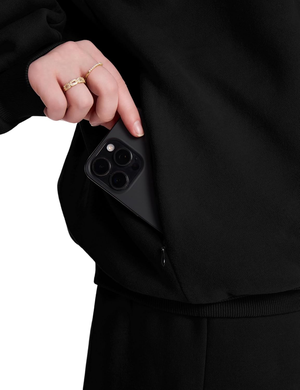 FAIABLE Women Hoodies Half Zip Up Oversized Sweatshirts Fleece Cotton Quarter Zip Hoodie Pullover Fall Winter Outfit - Image 3