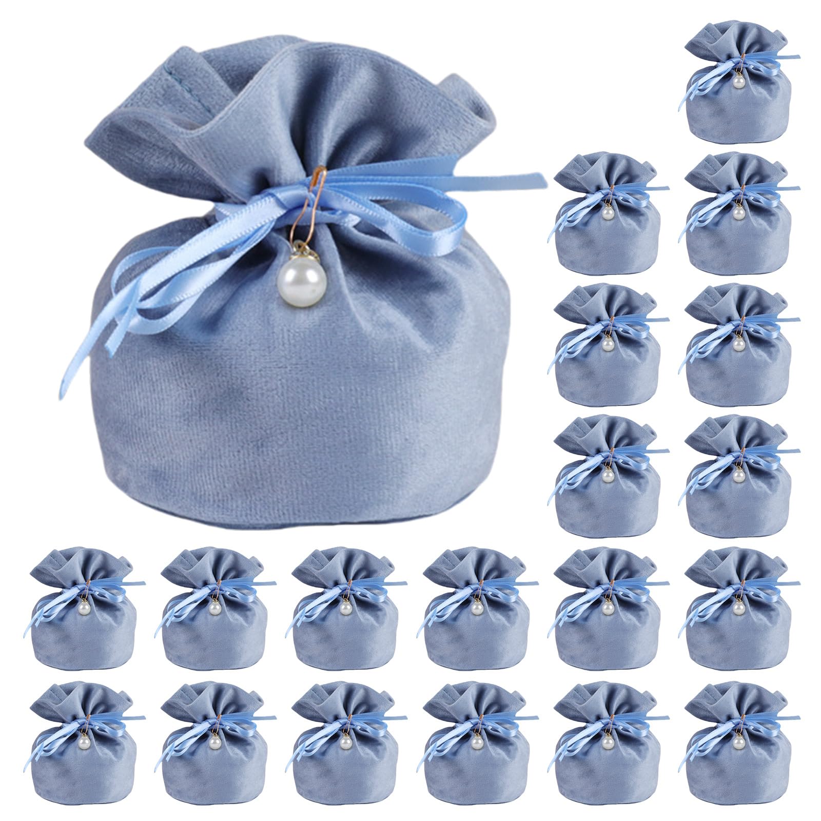 Kalttoy F 20Pcs Plush Gift Bags Or Candy Packaging Stylish Plush Party Supplies Bags Or Wedding Planners And Event Organizers Celebration
