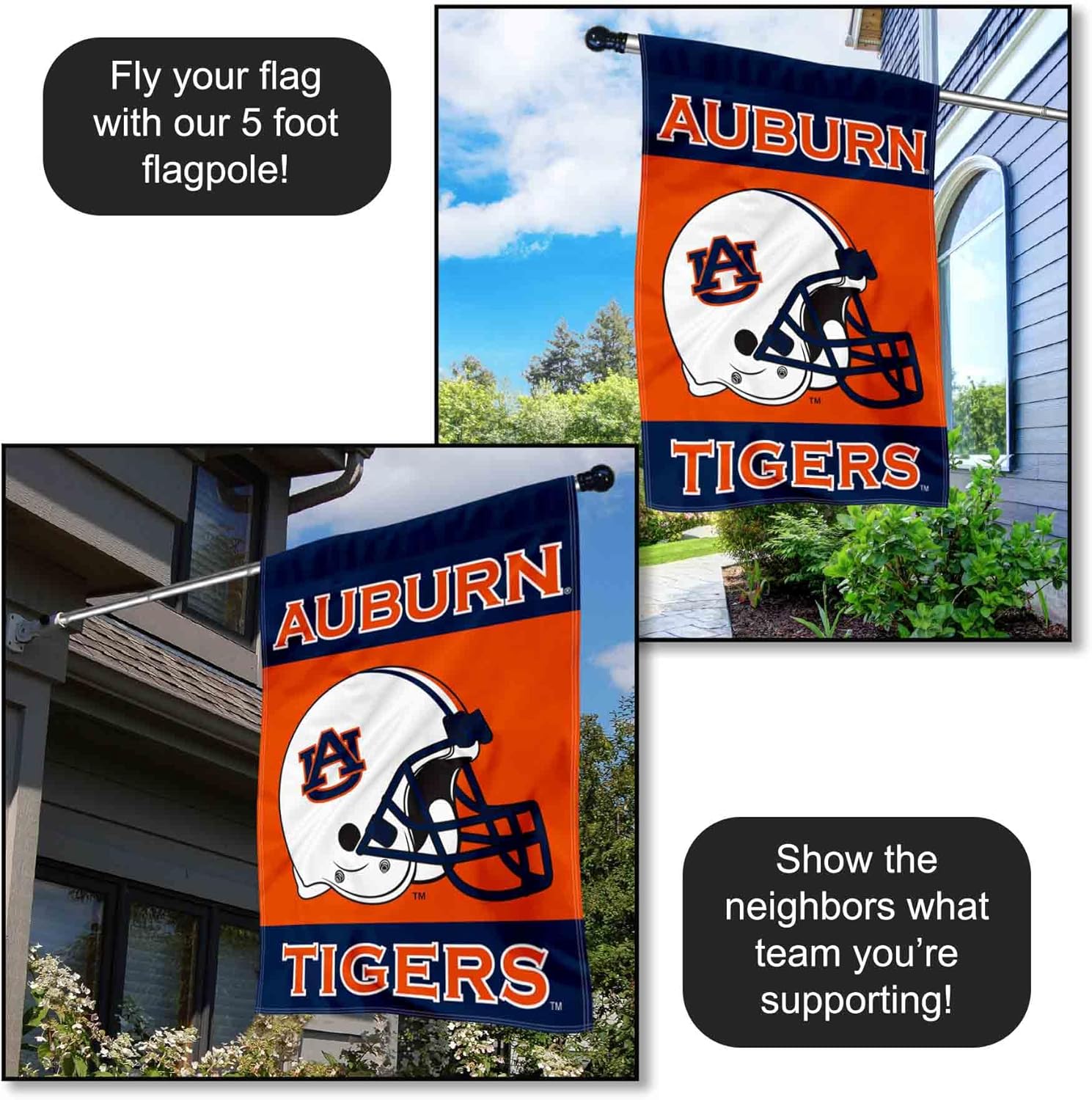Auburn Tigers Banner House Flag - Image 4