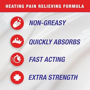 Blue Goo Deep Heating Cream, 2 Pack (2 x 16 oz) - Warming Menthol Cream with Methyl Salicylate, Emu Oil, Glucosamine, Chondroitin & MSM for Muscle and Joint Comfort