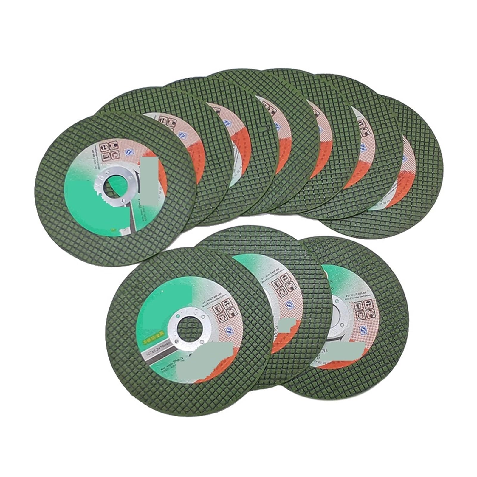 Disco de Corte Disco de Corte de Metal de 107 mm, Amoladora Angular, muela abrasiva de Acero Inoxidable, Disco de Corte, Rueda de Corte, Resina, Doble Malla(30Pcs)