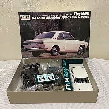 モデルペット　ブルーバード　ハードトップ　箱付き美品 エニフ 1/43 ニッサン ブルーバードU 2000GTX 2ドア ハード