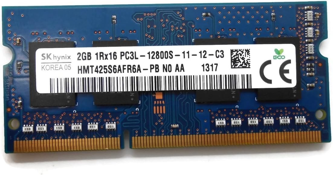 Hynix 2GB PC3-12800 DDR3-1600MHz Non-ECC 204pin Memory Module ...