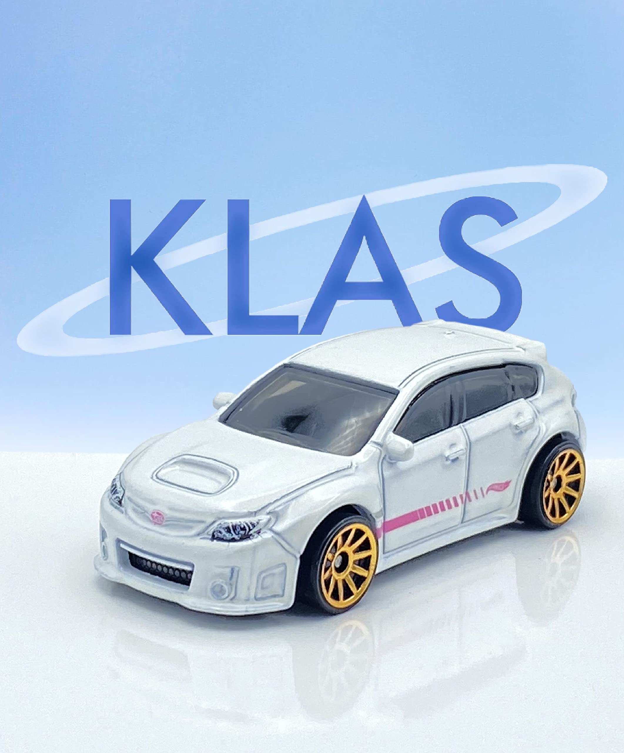 Hot Wheels Subaru WRX STI (White & Pink) 2/10 HW J-Imports 2023-21/250 (Short Card) *** available in A KLAS CAR KEEPER PROTECTIVE COLLECTORS CASE *** HKK62 - Image 2