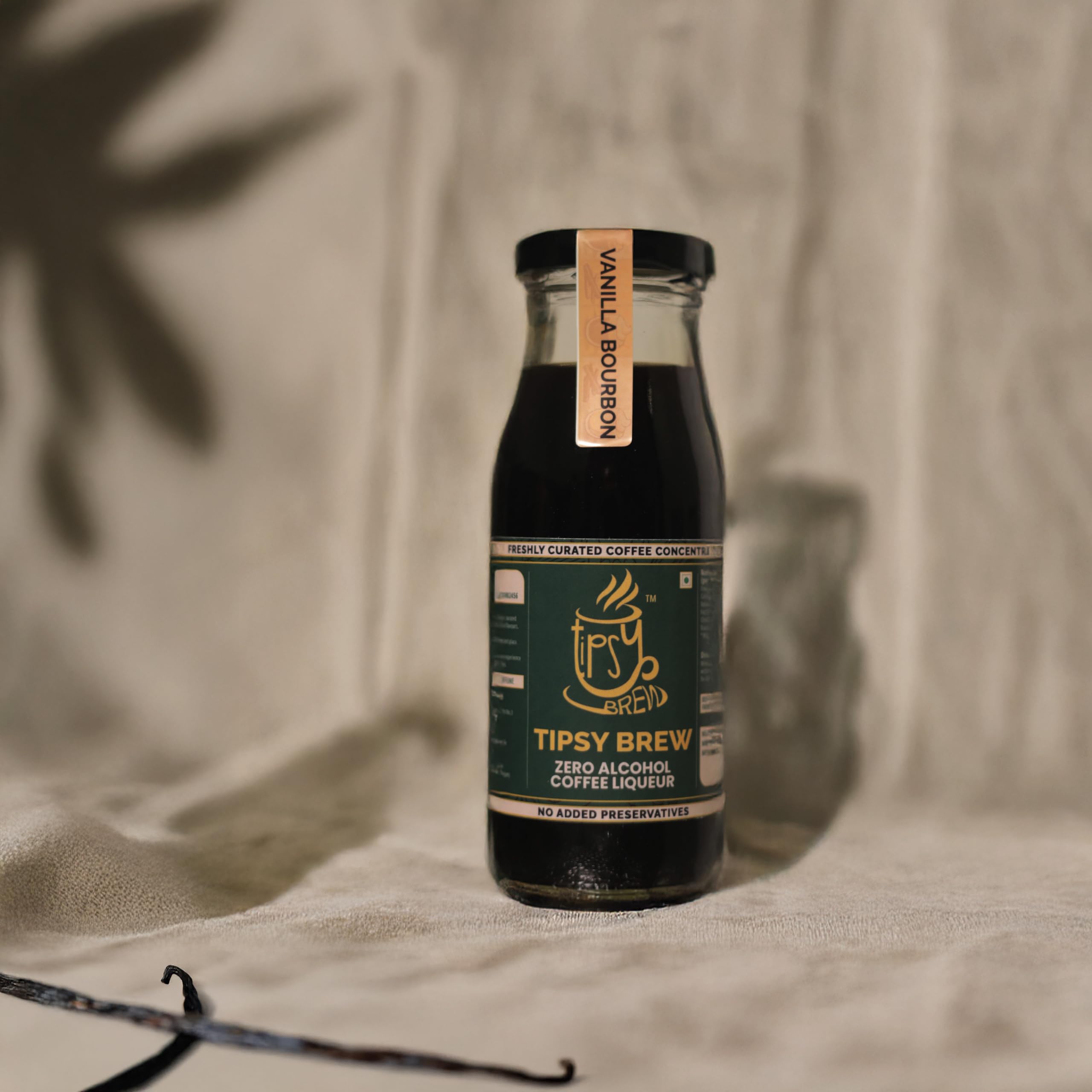 Tipsy Brew Vanilla Bourbon Coffee Liqueur – Zero Booze | Rich & Smooth Vanilla Coffee Concentrate for Coffee, Cocktails & Desserts | 200ml-image-10