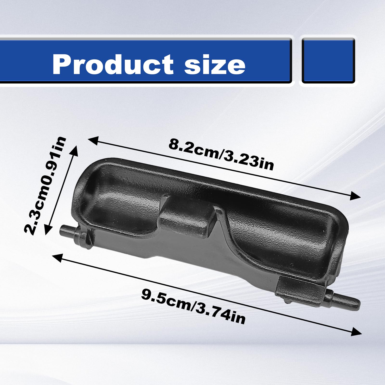Loquet De Remplacement Pour Accoudoir Central Kia Sportage 2011-2019 - Noir - ABS - Installation Directe