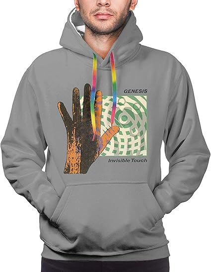 Amazon Co Jp ジェネシスバンドインヴィジブルタッチフード付きシャツスポーツメンズパーカースウェットシャツとパーカーセーターラージブラックコージープリントスウェットシャツアウトドア 服 ファッション小物