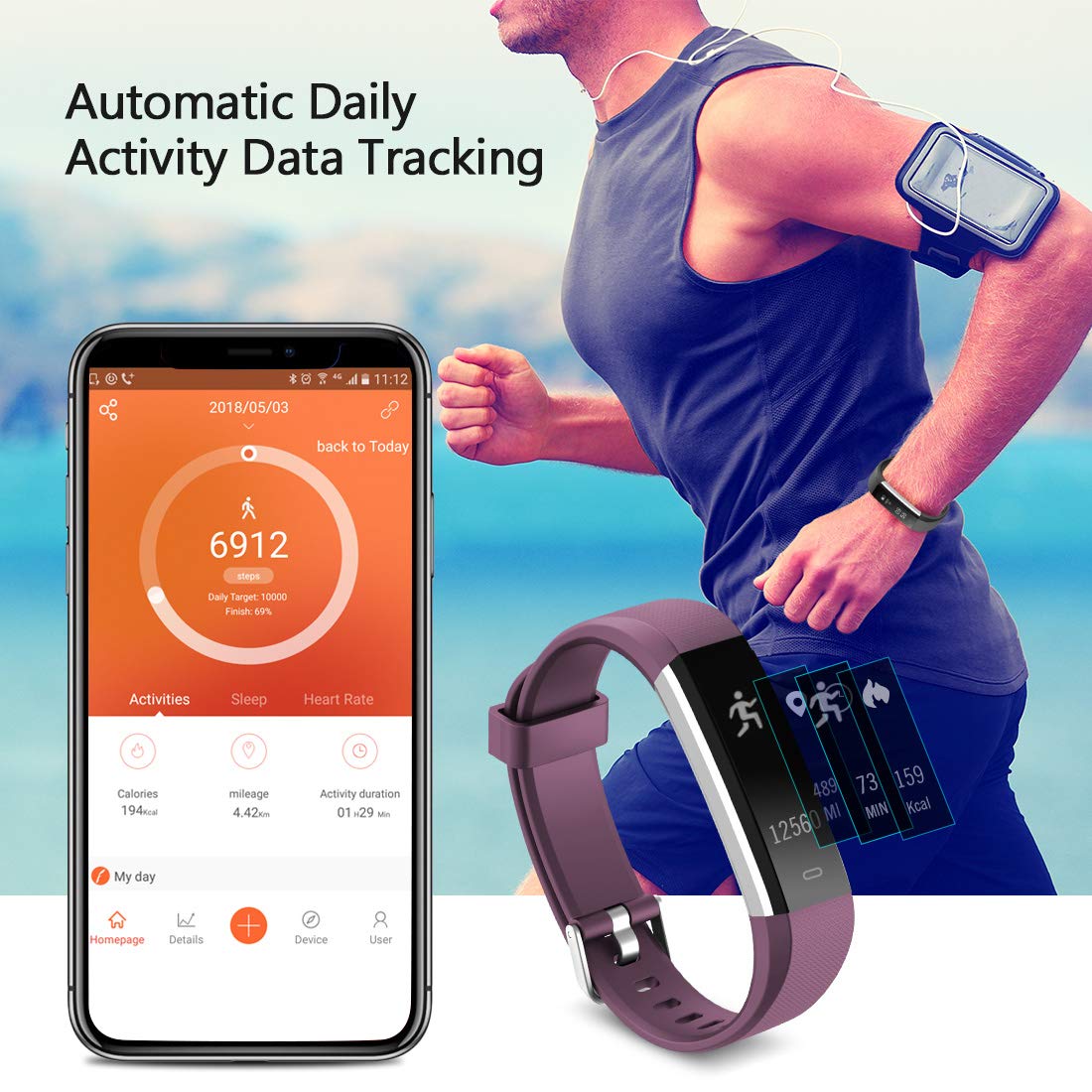 Ablehnen Das Zimmer Fertigkeit yuanguo fitness armband verbinden