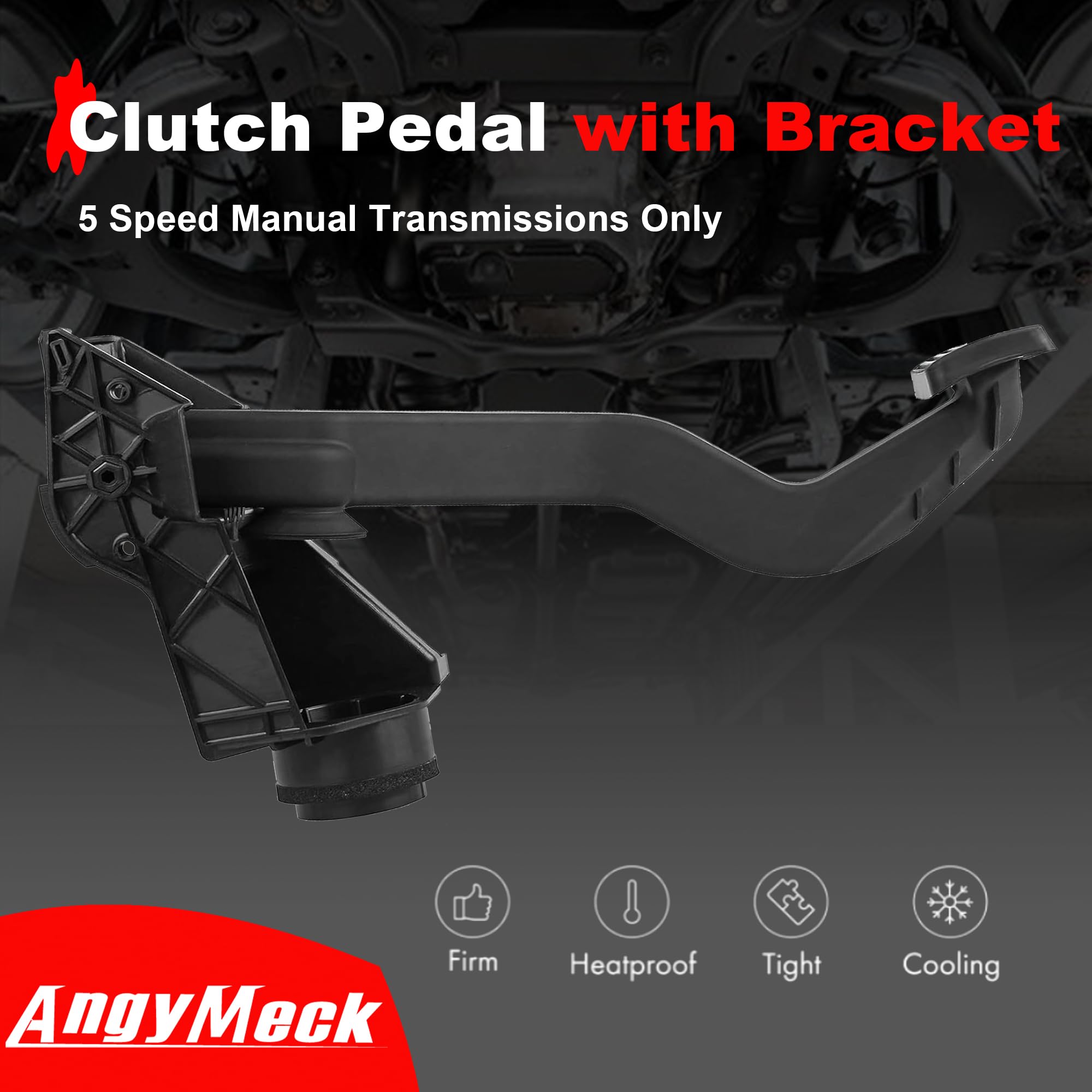 AngyMeck 5 Speed Manual Clutch Pedal with Bracket Assembly Compatible with Chevrolet Silverado 1500 GMC Sierra 1500HD 2500HD 3500 HD 1999-2007 Replace # 15027983