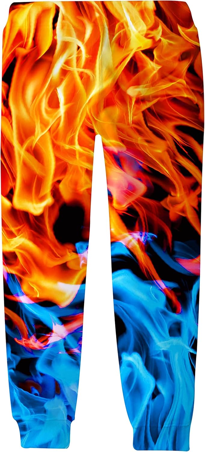 UNICOMIDEA 6-16T Boys Pants Girls Funny Joggers Sports Sweatpants with Drawstring - Image 5