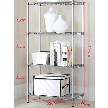 スチールラック メタルラック 4段　ガーデニング Amazon.co.jp: [SDS] ラック ガーデンラック 4段 幅50 奥行40 黒