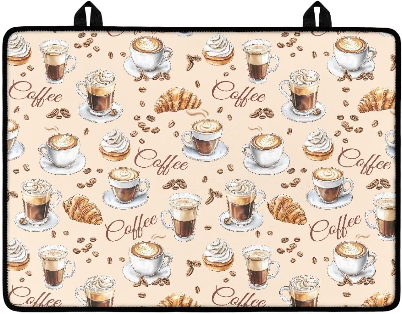 Silicone Stove Top Cover,Stovetop Cover,Kitchen Counter Decor,Stove Top Covers For Electric Stove,Glass Stove Top Cover,Chic Coffe Print