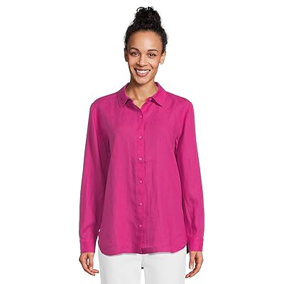 Eileen Fisher Classic Collar Long Shirt Women